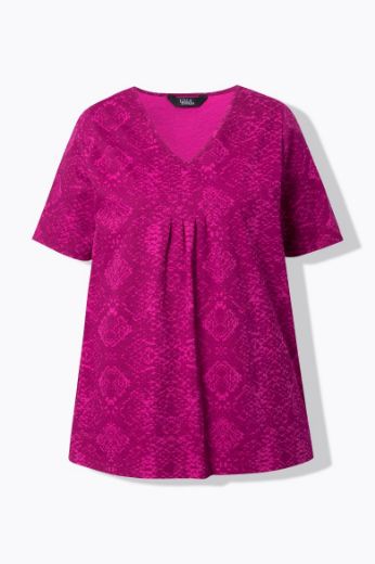Moda za polnejše Majica kratkih rukava V ovratnika plus velikost, xxl, Ulla Popken in Johann Popken (JP1880)