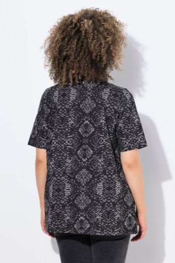 Moda za polnejše Majica kratkih rukava V ovratnika plus velikost, xxl, Ulla Popken in Johann Popken (JP1880)