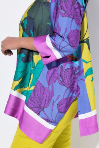 Moda za polnejše Bluza 3/4 rukava šireg kroja plus velikost, xxl, Ulla Popken in Johann Popken (JP1880)