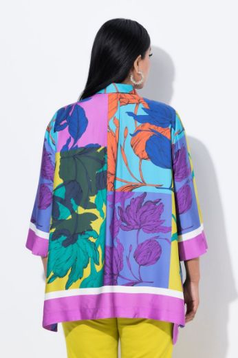 Moda za polnejše Bluza 3/4 rukava šireg kroja plus velikost, xxl, Ulla Popken in Johann Popken (JP1880)