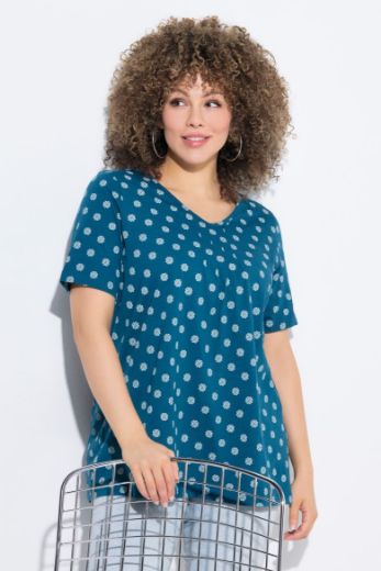 Moda za polnejše Majica kratkih rukava V ovratnika plus velikost, xxl, Ulla Popken in Johann Popken (JP1880)
