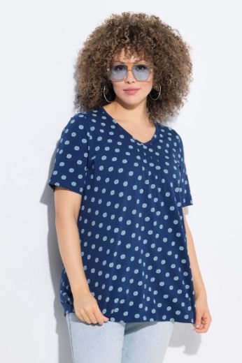 Moda za polnejše Majica kratkih rukava V ovratnika plus velikost, xxl, Ulla Popken in Johann Popken (JP1880)