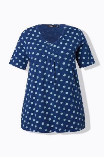 Moda za polnejše Majica kratkih rukava V ovratnika plus velikost, xxl, Ulla Popken in Johann Popken (JP1880)