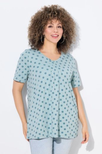 Moda za polnejše Majica kratkih rukava V ovratnika plus velikost, xxl, Ulla Popken in Johann Popken (JP1880)