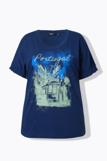 Moda za polnejše Majica kratkih rukava okruglog ovratnika plus velikost, xxl, Ulla Popken in Johann Popken (JP1880)