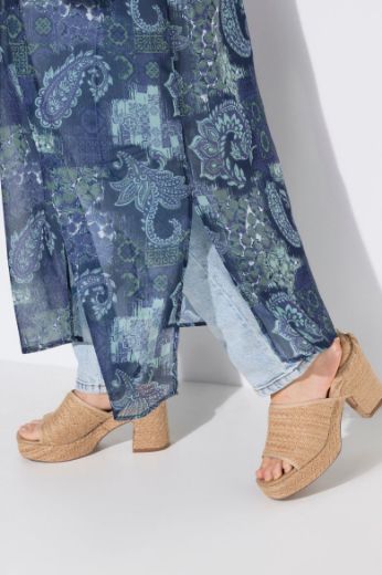 Moda za polnejše Bluza bez rukava dužeg kroja na vezanje plus velikost, xxl, Ulla Popken in Johann Popken (JP1880)
