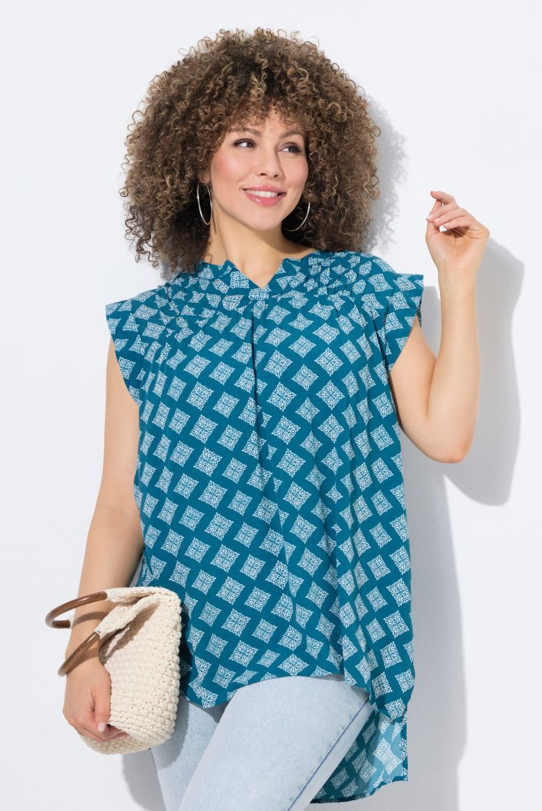 Moda za polnejše Bluza bez rukava A kroja plus velikost, xxl, Ulla Popken in Johann Popken (JP1880)