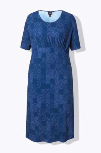 Moda za polnejše Haljina kratkih rukava A kroja plus velikost, xxl, Ulla Popken in Johann Popken (JP1880)