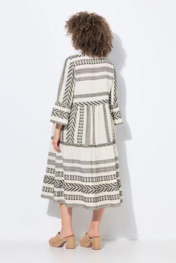 Moda za polnejše Haljina 3/4 rukava A kroja plus velikost, xxl, Ulla Popken in Johann Popken (JP1880)
