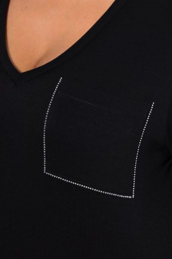 Moda za polnejše Majica kratkih rukava V ovratnika plus velikost, xxl, Ulla Popken in Johann Popken (JP1880)