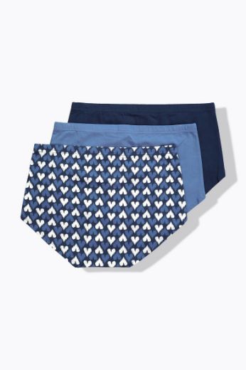 Moda za polnejše Gaćice hipster 3 komada plus velikost, xxl, Ulla Popken in Johann Popken (JP1880)