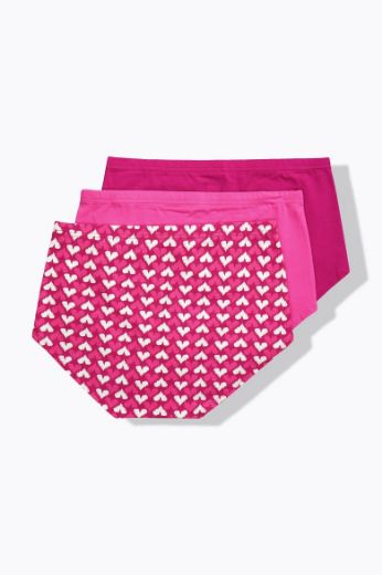 Moda za polnejše Gaćice hipster 3 komada plus velikost, xxl, Ulla Popken in Johann Popken (JP1880)
