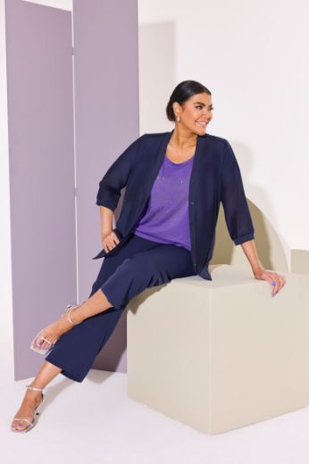 Moda za polnejše Bluza 3/4 rukava plus velikost, xxl, Ulla Popken in Johann Popken (JP1880)