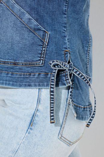 Moda za polnejše Jakna od trapera plus velikost, xxl, Ulla Popken in Johann Popken (JP1880)