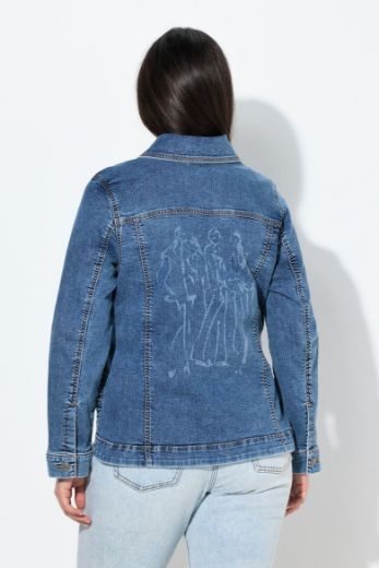 Moda za polnejše Jakna od trapera plus velikost, xxl, Ulla Popken in Johann Popken (JP1880)