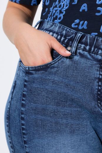 Moda za polnejše Traperice širokih nogavica plus velikost, xxl, Ulla Popken in Johann Popken (JP1880)