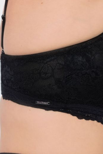 Moda za polnejše Grudnjak bez žice s dodatkom ukrasne čipke plus velikost, xxl, Ulla Popken in Johann Popken (JP1880)