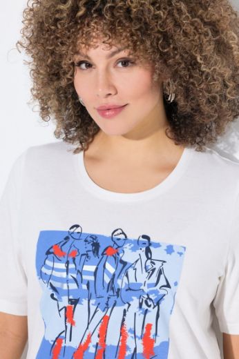 Moda za polnejše Majica kratkih rukava plus velikost, xxl, Ulla Popken in Johann Popken (JP1880)