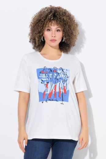 Moda za polnejše Majica kratkih rukava plus velikost, xxl, Ulla Popken in Johann Popken (JP1880)