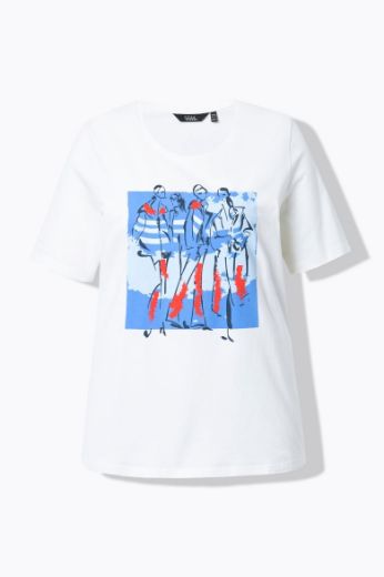 Moda za polnejše Majica kratkih rukava plus velikost, xxl, Ulla Popken in Johann Popken (JP1880)