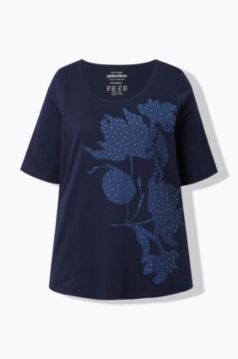 Moda za polnejše Majica kratkih rukava A kroja plus velikost, xxl, Ulla Popken in Johann Popken (JP1880)