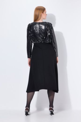 Moda za polnejše Haljina svečana dugih rukava plus velikost, xxl, Ulla Popken in Johann Popken (JP1880)