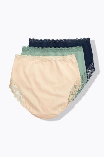 Moda za polnejše Gaćice maxi 3 komada plus velikost, xxl, Ulla Popken in Johann Popken (JP1880)