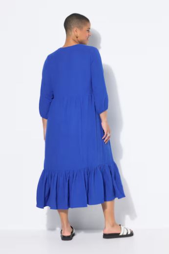 Moda za polnejše Haljina od muslina plus velikost, xxl, Ulla Popken in Johann Popken (JP1880)