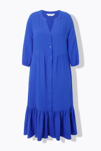 Moda za polnejše Haljina od muslina plus velikost, xxl, Ulla Popken in Johann Popken (JP1880)