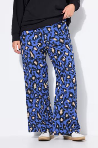 Moda za polnejše Hlače od muslina s leopard uzorkom plus velikost, xxl, Ulla Popken in Johann Popken (JP1880)