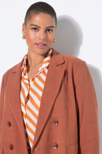 Moda za polnejše Sako na dvostruko kopčanje dužeg kroja plus velikost, xxl, Ulla Popken in Johann Popken (JP1880)