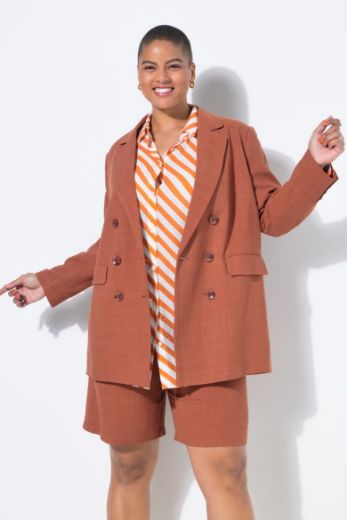 Moda za polnejše Sako na dvostruko kopčanje dužeg kroja plus velikost, xxl, Ulla Popken in Johann Popken (JP1880)