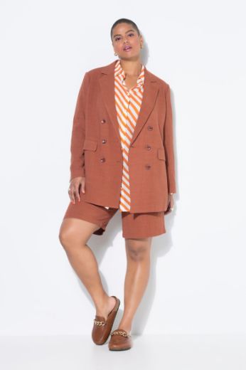 Moda za polnejše Sako na dvostruko kopčanje dužeg kroja plus velikost, xxl, Ulla Popken in Johann Popken (JP1880)