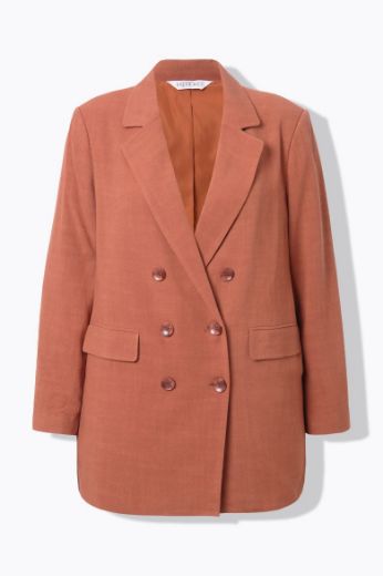 Moda za polnejše Sako na dvostruko kopčanje dužeg kroja plus velikost, xxl, Ulla Popken in Johann Popken (JP1880)