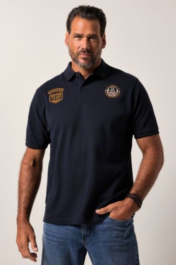 Moda za polnejše Majica Polo kratkih rukava plus velikost, xxl, Ulla Popken in Johann Popken (JP1880)