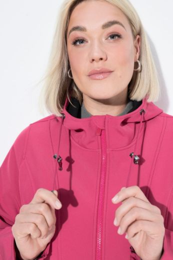 Moda za polnejše Jakna vodoodbojna s kapuljačom dužeg kroja plus velikost, xxl, Ulla Popken in Johann Popken (JP1880)