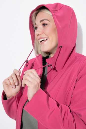 Moda za polnejše Jakna vodoodbojna s kapuljačom dužeg kroja plus velikost, xxl, Ulla Popken in Johann Popken (JP1880)