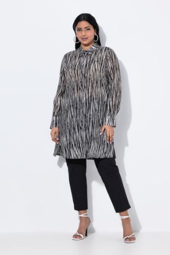 Moda za polnejše Bluza dugih rukava dužeg kroja plus velikost, xxl, Ulla Popken in Johann Popken (JP1880)
