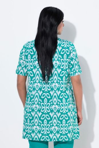 Moda za polnejše Bluza kratkih rukava dužeg kroja plus velikost, xxl, Ulla Popken in Johann Popken (JP1880)