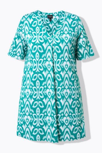 Moda za polnejše Bluza kratkih rukava dužeg kroja plus velikost, xxl, Ulla Popken in Johann Popken (JP1880)