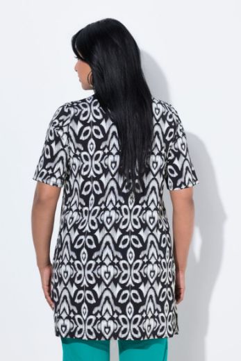Moda za polnejše Bluza kratkih rukava dužeg kroja plus velikost, xxl, Ulla Popken in Johann Popken (JP1880)