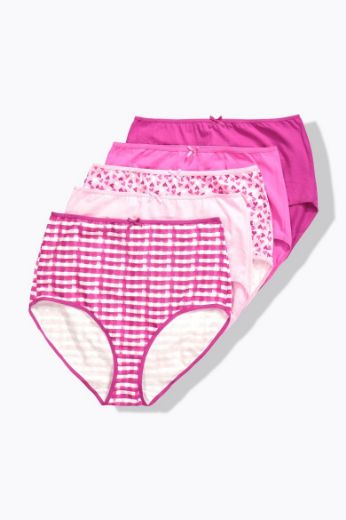 Moda za polnejše Gaćice maxi 5 komada plus velikost, xxl, Ulla Popken in Johann Popken (JP1880)