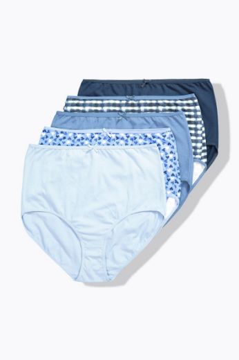 Moda za polnejše Gaćice maxi 5 komada plus velikost, xxl, Ulla Popken in Johann Popken (JP1880)