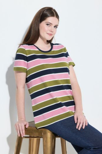 Moda za polnejše Majica kratkih rukava okruglog ovratnika plus velikost, xxl, Ulla Popken in Johann Popken (JP1880)