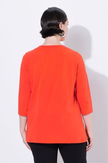 Moda za polnejše Majica 3/4 rukava okruglog ovratnika plus velikost, xxl, Ulla Popken in Johann Popken (JP1880)