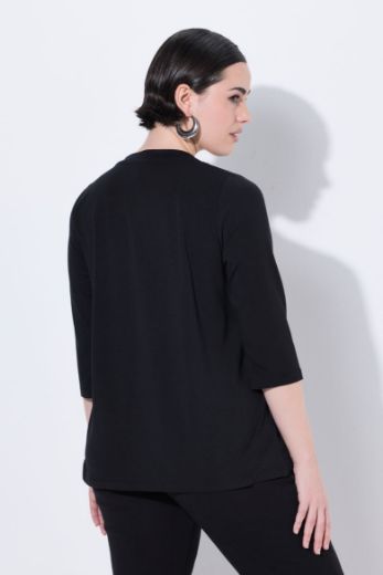 Moda za polnejše Majica 3/4 rukava okruglog ovratnika plus velikost, xxl, Ulla Popken in Johann Popken (JP1880)