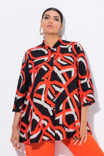 Moda za polnejše Bluza od šifona plus velikost, xxl, Ulla Popken in Johann Popken (JP1880)