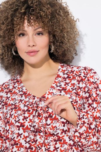 Moda za polnejše Bluza dugih rukava A kroja plus velikost, xxl, Ulla Popken in Johann Popken (JP1880)