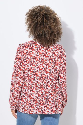 Moda za polnejše Bluza dugih rukava A kroja plus velikost, xxl, Ulla Popken in Johann Popken (JP1880)