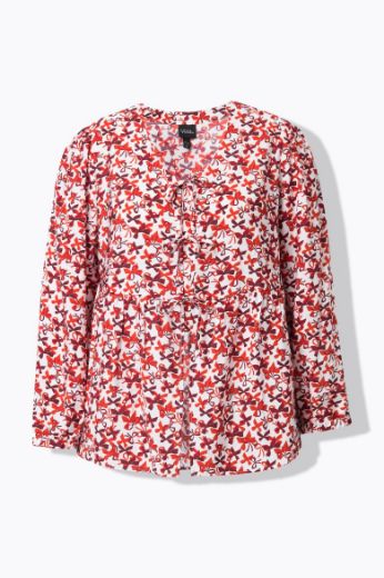 Moda za polnejše Bluza dugih rukava A kroja plus velikost, xxl, Ulla Popken in Johann Popken (JP1880)